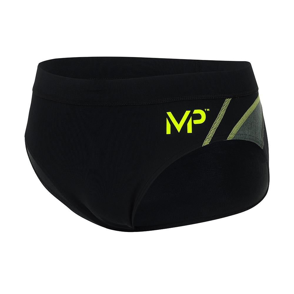 Michael Phelps Manu Brief - Black/Bright Green (SM 259 0131)