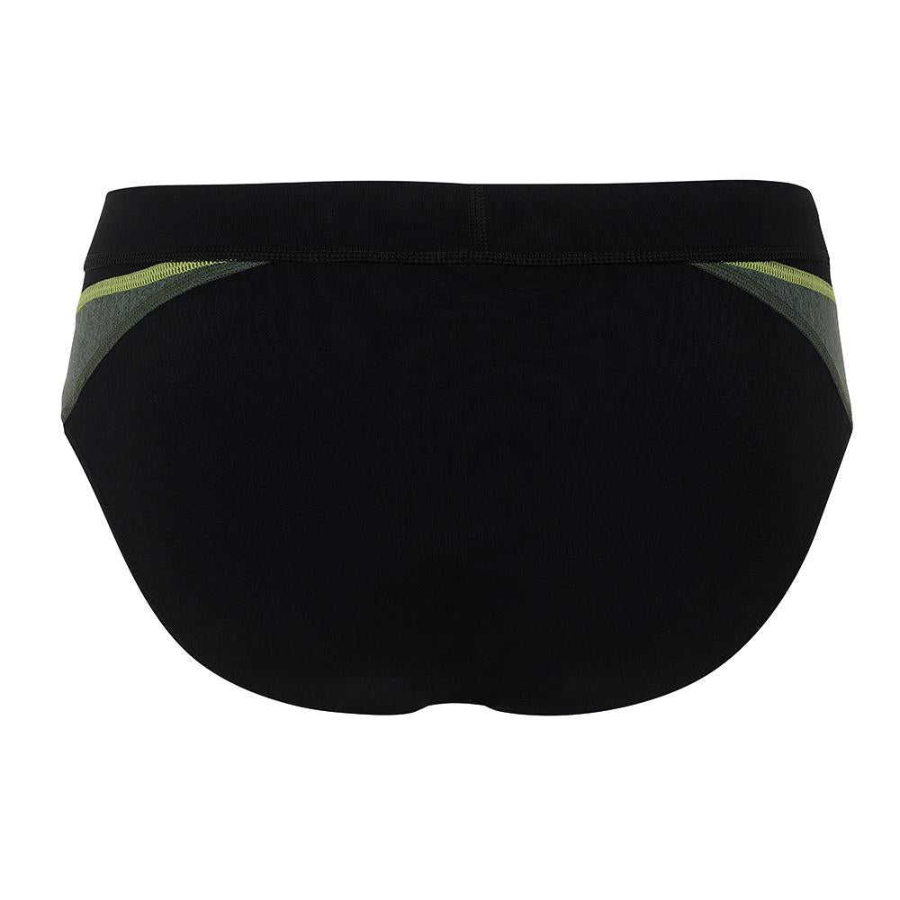 Michael Phelps Manu Brief - Black/Bright Green (SM 259 0131)