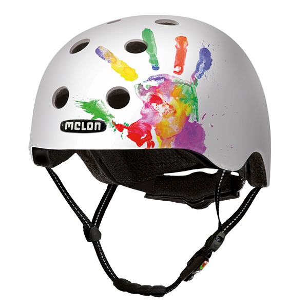 Melon Handprint (matte) Helmet - MUA.P034M