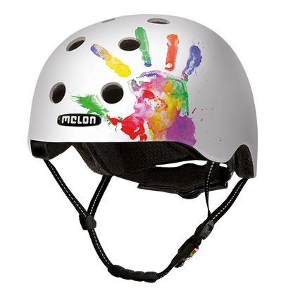 Melon Handprint (matte) Helmet - MUA.P034M