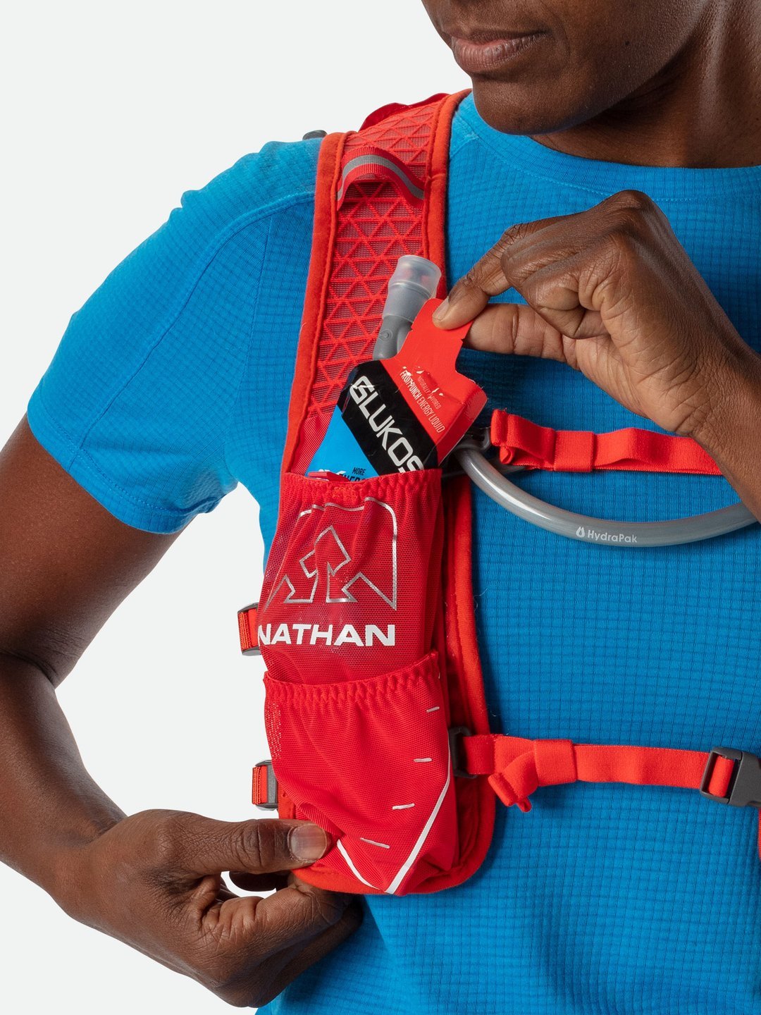 Nathan Trailmix 7L Race Pack OSFM - Hibiscus/White