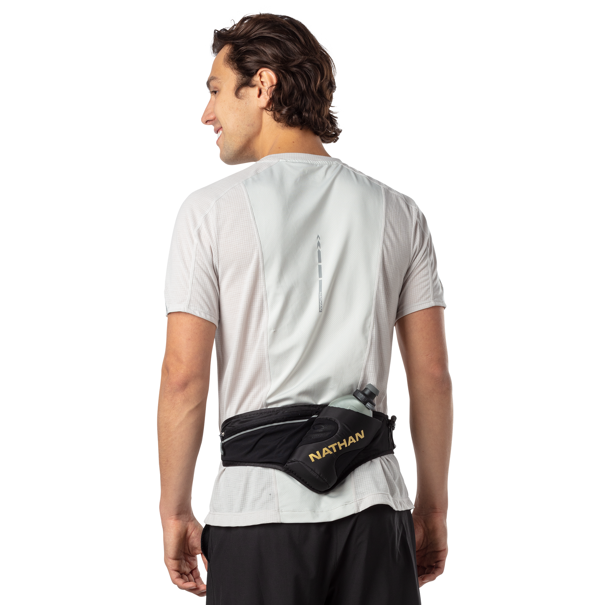 Nathan Peak Hydration Waist Pak 535ml - Black/Gold
