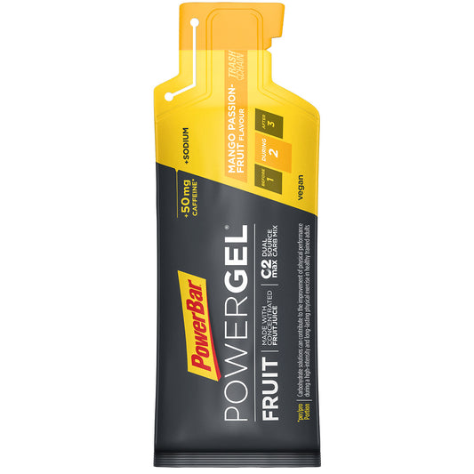 PowerBar PowerGel Fruit - Mango Passionfruit with Caffeine