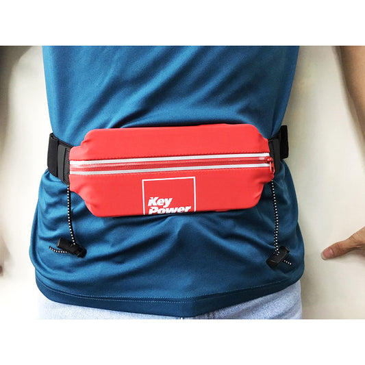 Running Waist Belt With Bib Holder