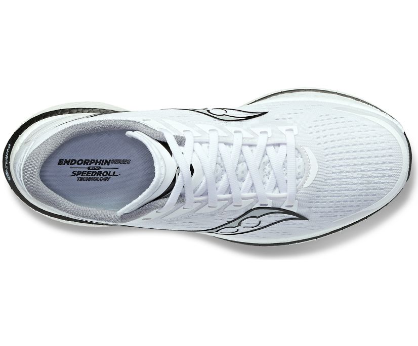 SAUCONY MEN'S ENDORPHIN SPEED 3 - WHITE/BLACK