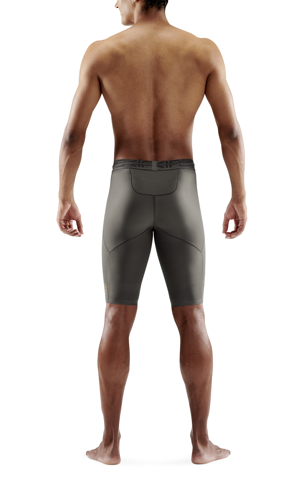 SKINS Men's Compression Half Tights 5-Series - Charcoal