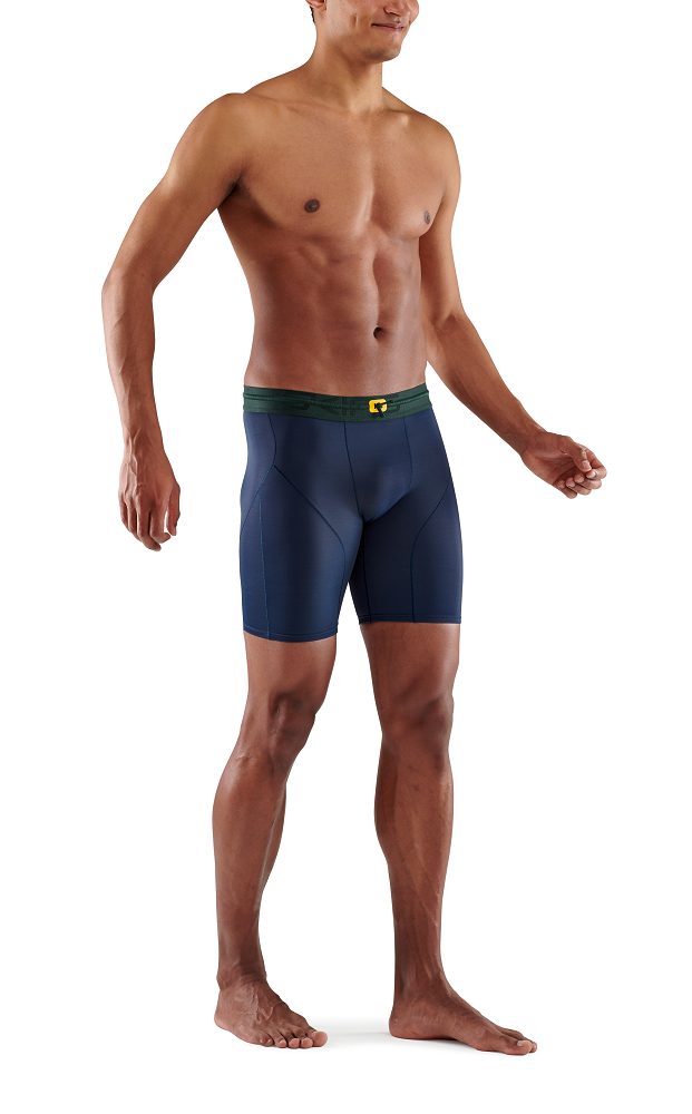 SKINS Men's Compression Powershorts 5-Series - Battleship