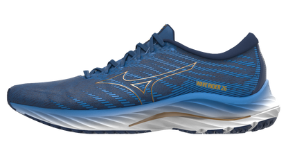 Mizuno Men's Wave Rider 26 - Snorkel Blue/MP Gold/Estate Blue