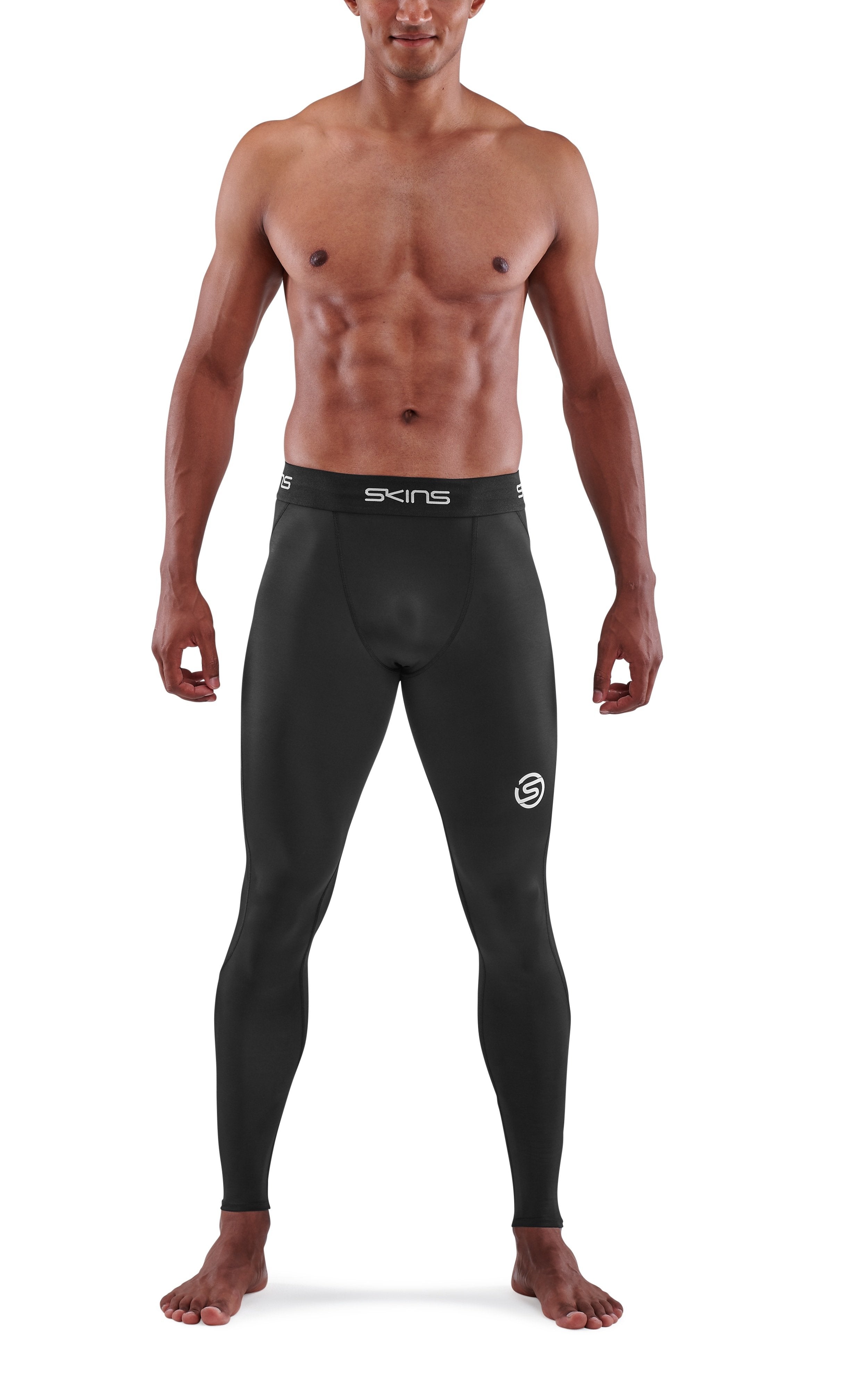 SKINS Men's Compression Long Tights 1-Series - Black