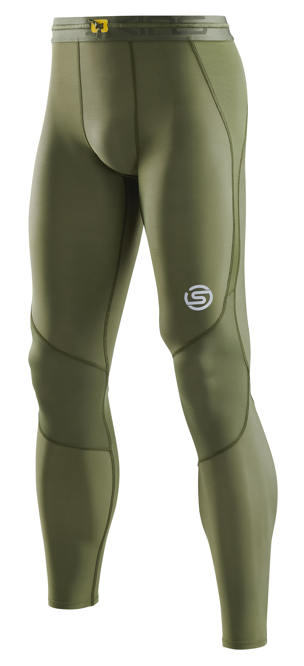 SKINS Men's Compression Long Tights 3-Series - Khaki