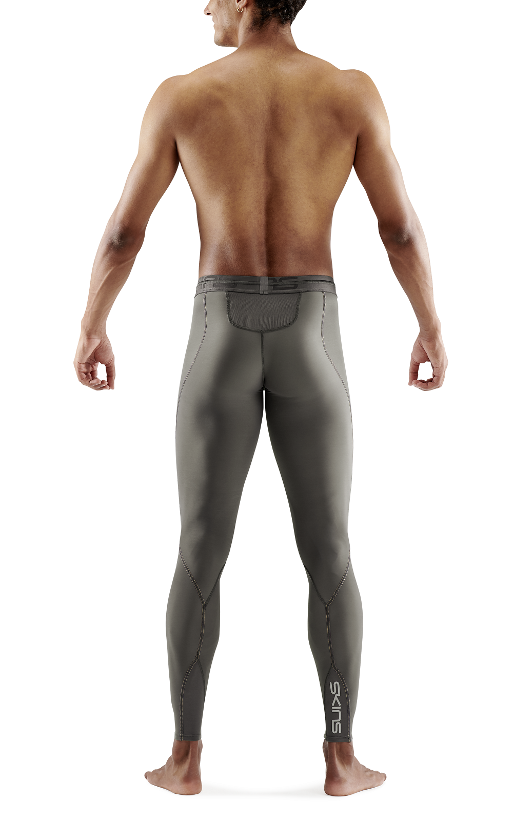 SKINS Men's Compression Long Tights 3-Series - Charcoal