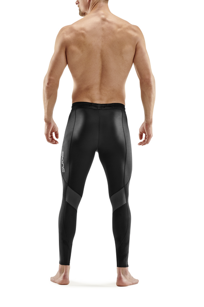 SKINS Men's Compression Recovery Long Tights 3-Series - Black/Graphite