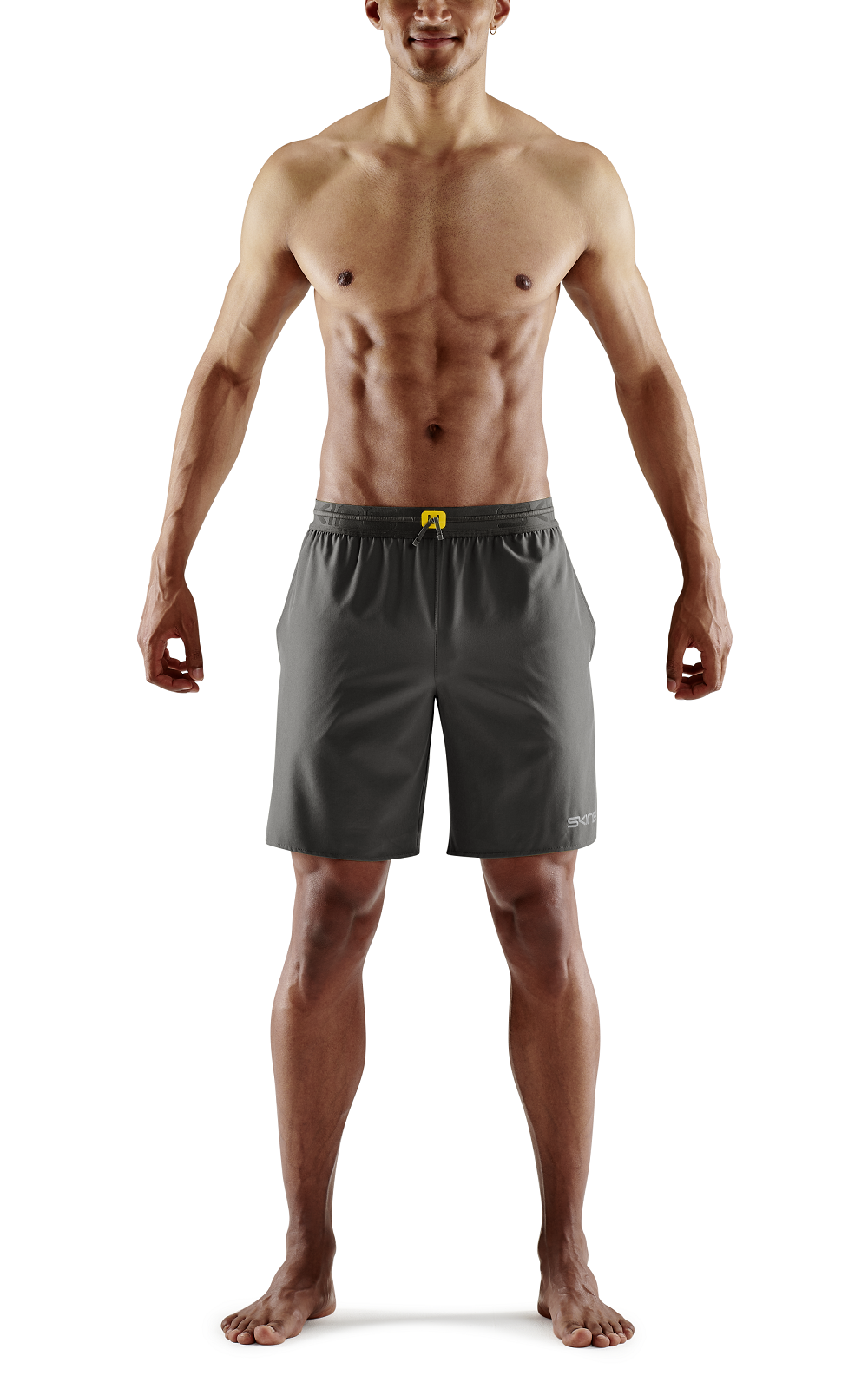 SKINS Men's Activewear X-Fit Shorts 3-Series - Charcoal