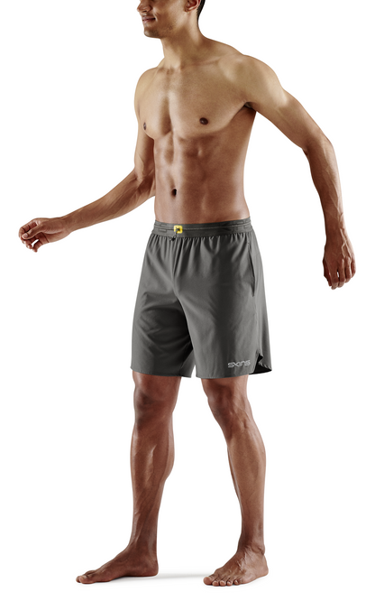 SKINS Men's Activewear X-Fit Shorts 3-Series - Charcoal