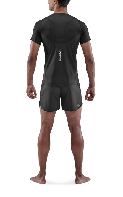 SKINS Men's Activewear Short sleeve Top 3-Series - Black