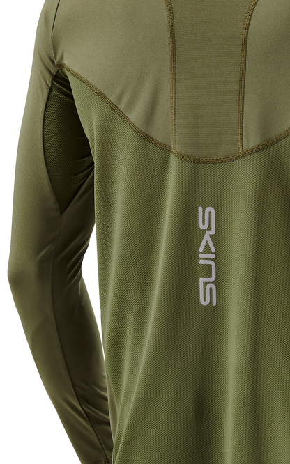 SKINS Men's Long Sleeve Tops 3-Series - Khaki