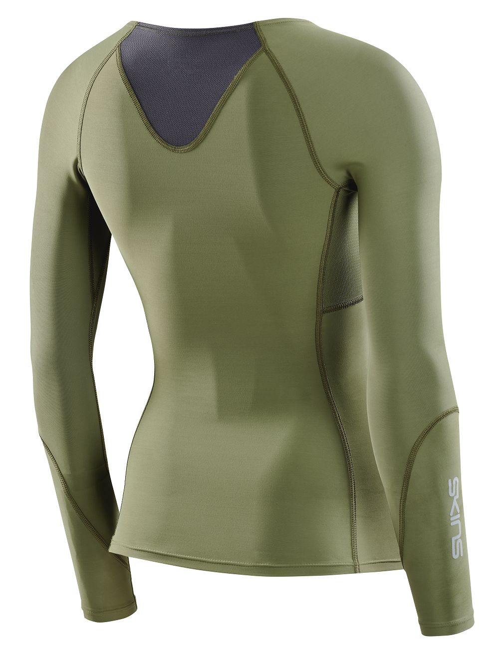 Skins Women's Compression Long Sleeve Tops 3-Series - Khaki