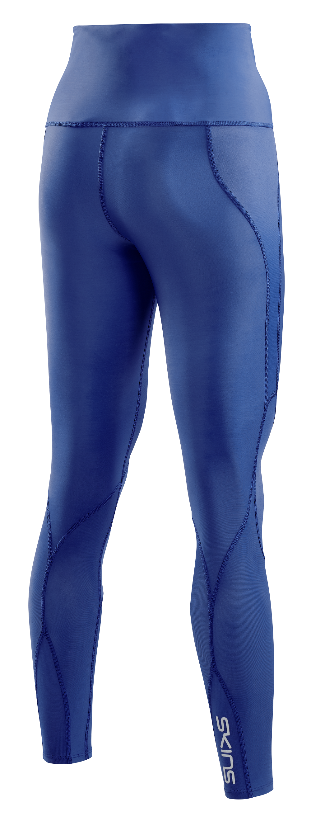 SKINS Women's Compression Skyscraper Tights 3-Series - Marine Blue