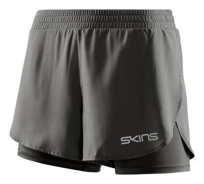 SKINS Women's Activewear X-Fit Shorts 3-Series - Charcoal