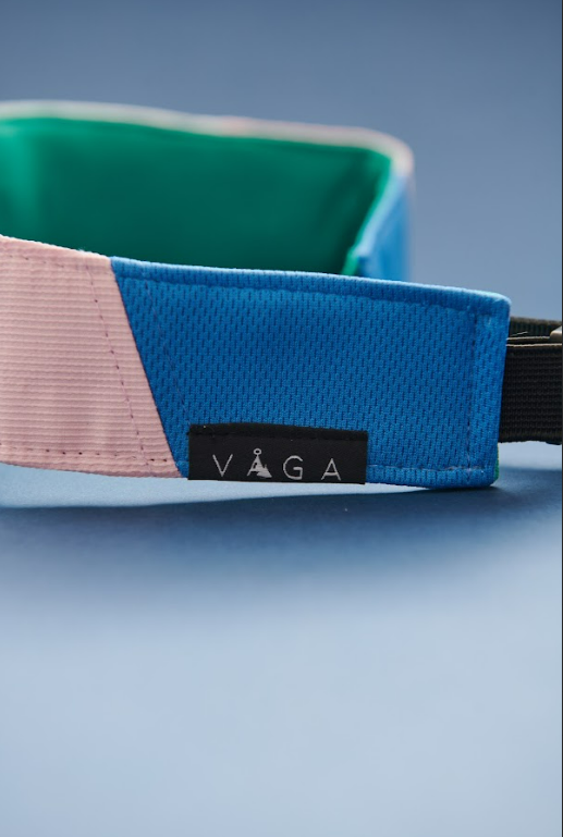 VAGA Vista Visor - White/Pink/Postal Blue/Ocean Green