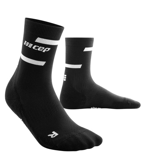 CEP Men's The Run Socks Mid-Cut V4 - Black ( WP3C5R )
