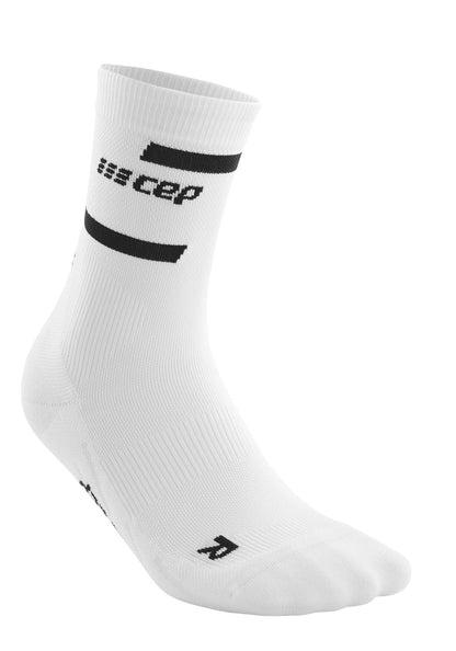 CEP Men's The Run Socks Mid-Cut V4 - White ( WP3C0R )