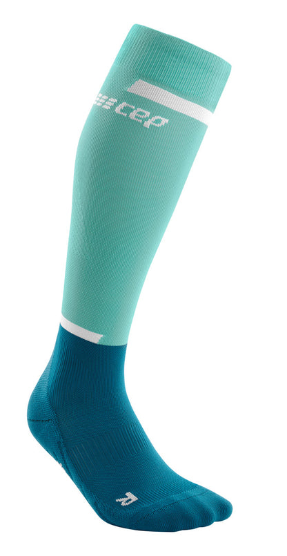 CEP Men's The Run Socks Tall V4 - Ocean/Petrol ( WP30NR )