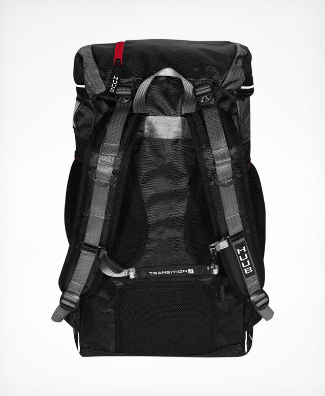 Huub Transition II Rucksack - Black/Dark Red