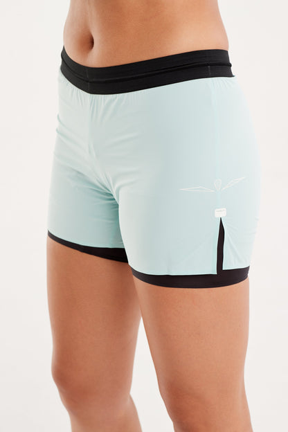 Uglow Women's Short 5 Elevate Micro Mesh - Bleached Aqua