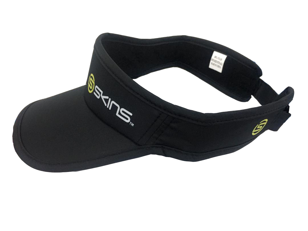 SKINS RUN VISOR - BLACK