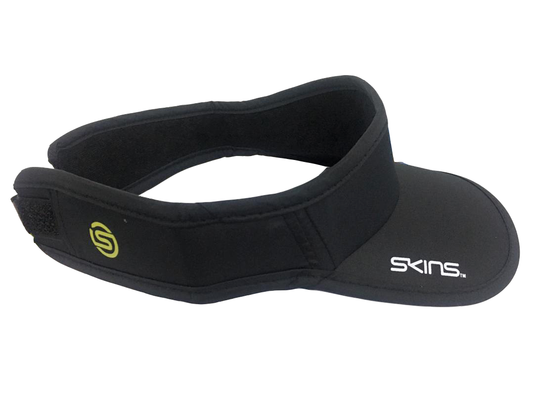 SKINS RUN VISOR - BLACK