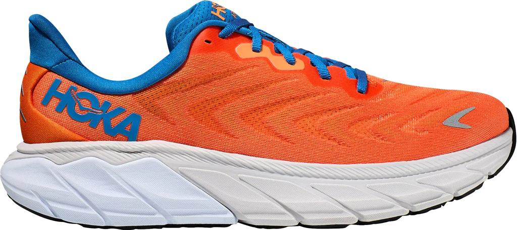 HOKA Men's Arahi 6 WIDE - Vibrant Orange/Coastal Sky
