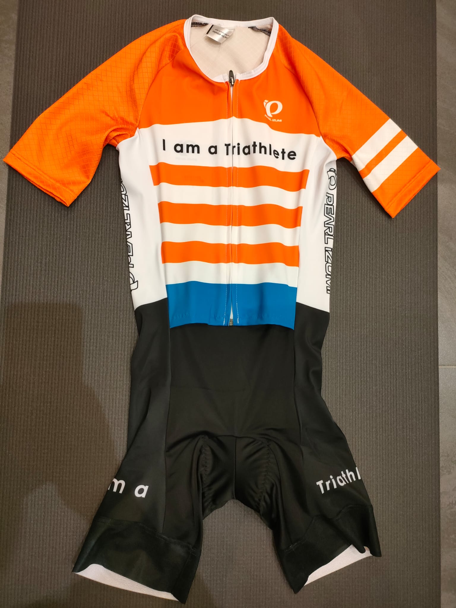 Pearl Izumi Men's Air Speed Tri Suit Half Sleeve ( SAT01-OR )