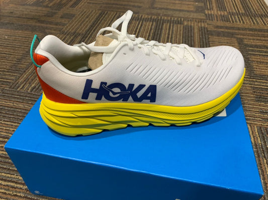 HOKA Men's Rincon 3 - White/Eggnog