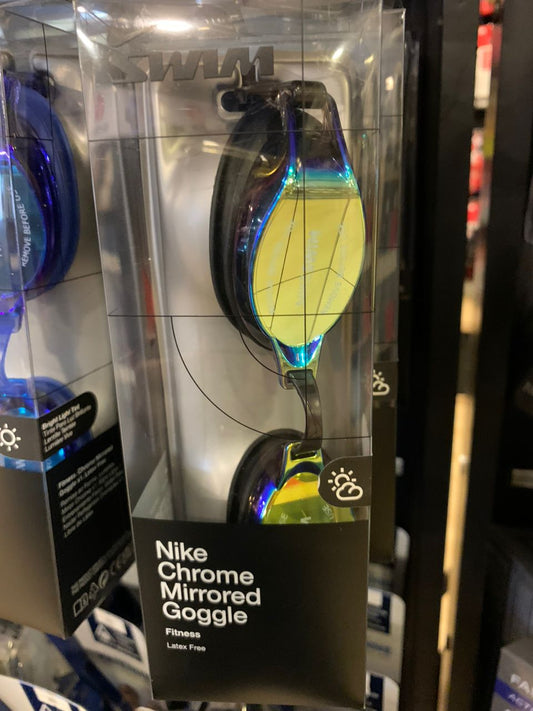 NIKE CHROME MIRROR GOGGLE GOLD