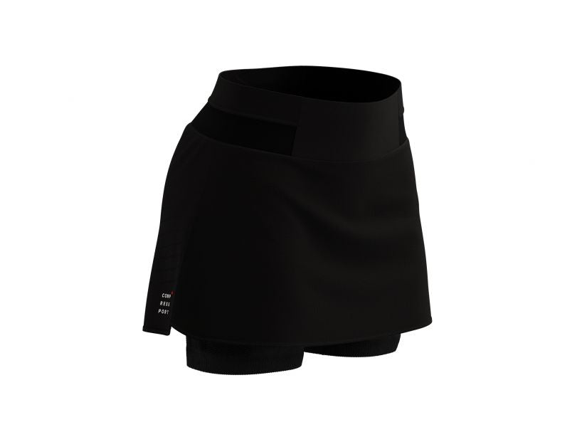 Compressport Women's Performance Skirt - Black AW00097B_990
