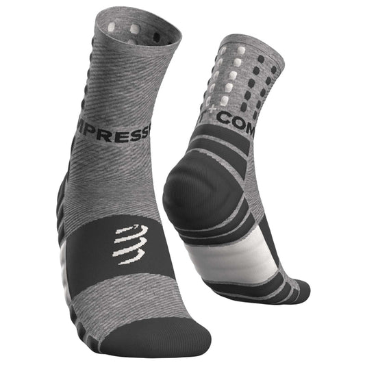 COMPRESSPORT SHOCK ABSORB SOCKS - GREY MELANGE