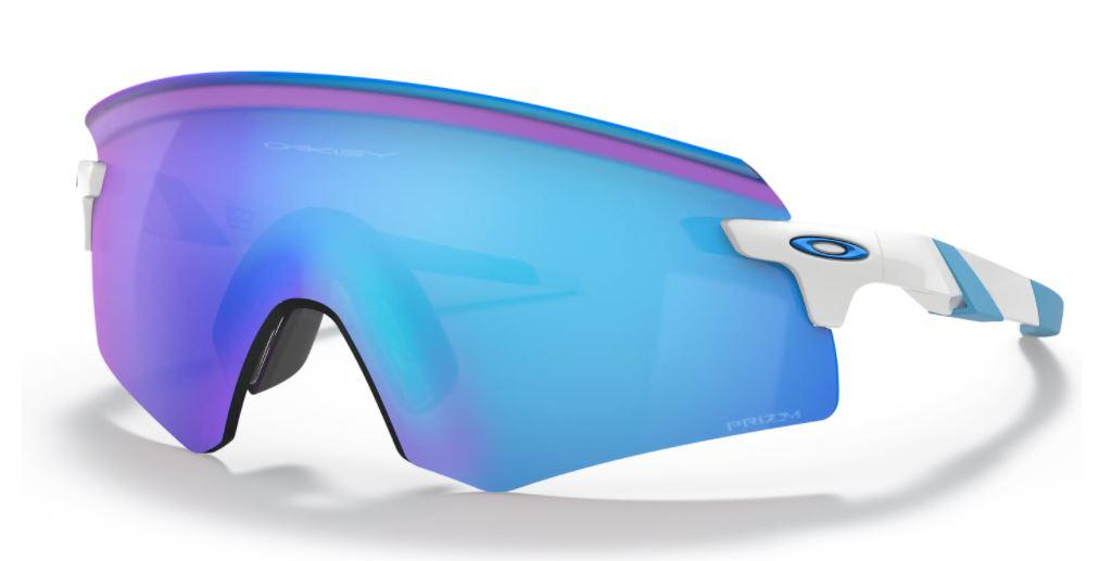 Oakley Encoder Polished White Frame - Prizm Sapphire Lenses