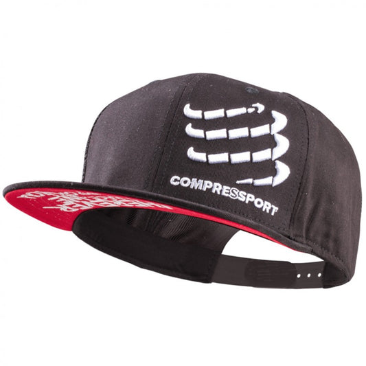 COMPRESSPORT FLAT CAP - BLACK