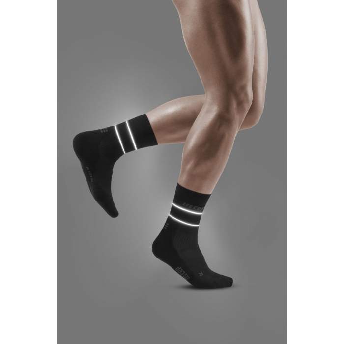 CEP Men's Reflective Mid Cut Socks - Black – Key Power Sports Malaysia