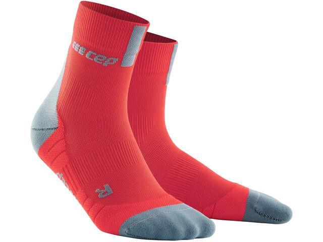 CEP Men's Compression Short Socks 3.0 - Lava/Grey
