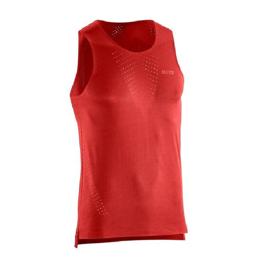 CEP Men's Ultralight Tank Top - Lava