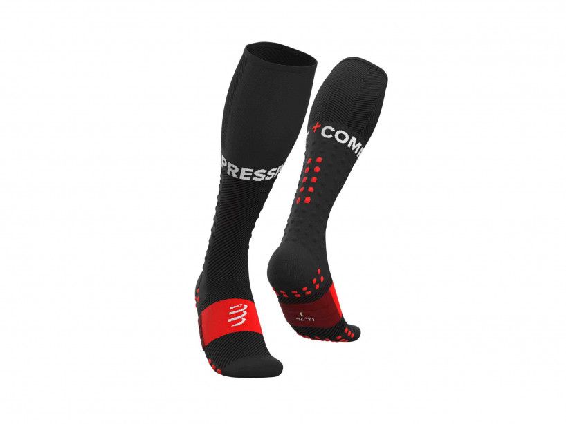 Compressport Unisex's Full Socks Run - Black