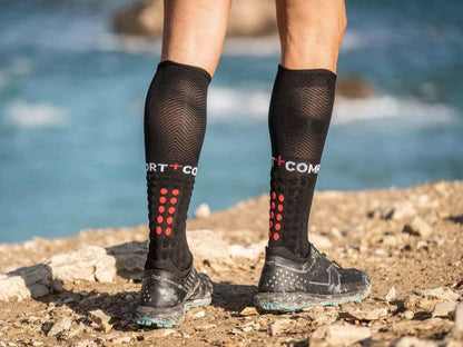 Compressport Unisex's Full Socks Run - Black