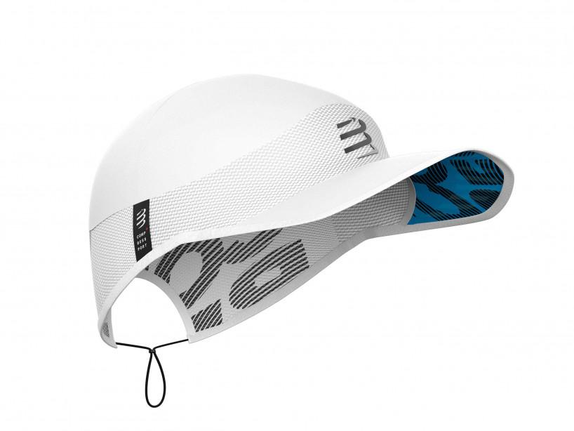 Compressport Unisex's Pro Racing Cap White - CU00003B_001_0TU
