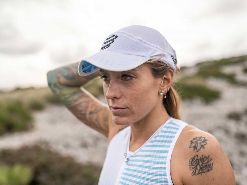 Compressport Unisex's Pro Racing Cap White - CU00003B_001_0TU