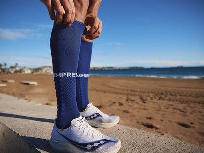Compressport Unisex's Full Socks Run - Sodalite Blue