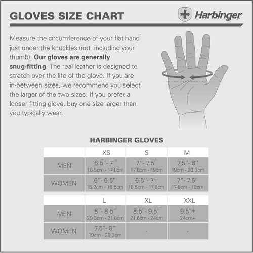 Harbinger Unisex's Flexfit Gloves 2.0 - Red