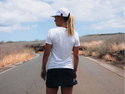 COMPRESSPORT Women's Logo SS Tshirt - White