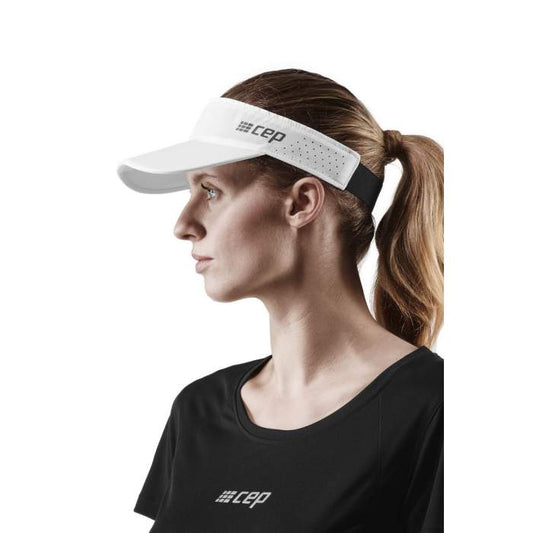CEP Running Visor unisex - White